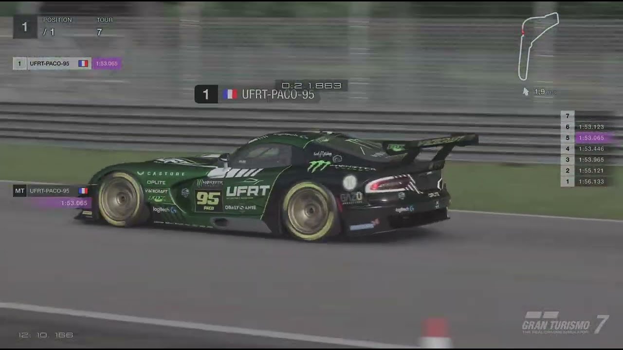 ⏱️ Tour de qualification – Circuit Monza / Dodge Viper SRT GT3 R