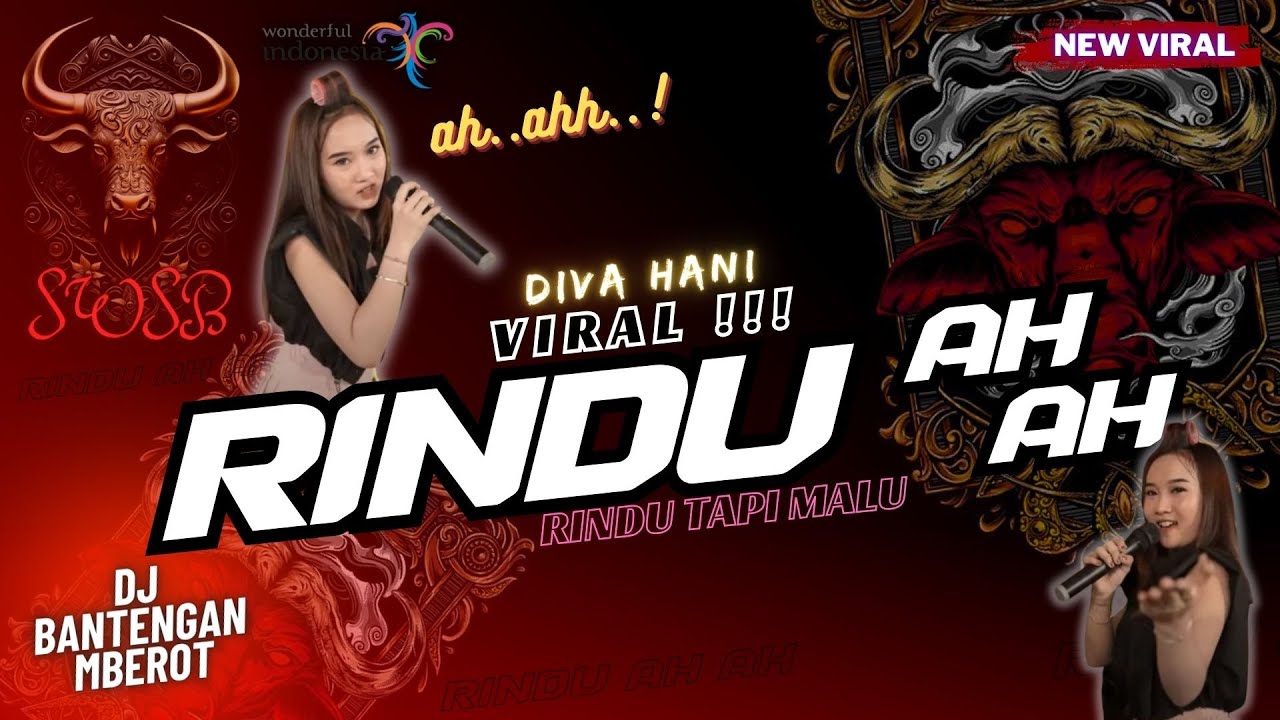 DJ BANTENGAN ‼️ RINDU AH AH Diva Hani (Rindu Tapi Malu) DJ Bantengan Style Gayeng 🎶 SWSB PRODUCTION