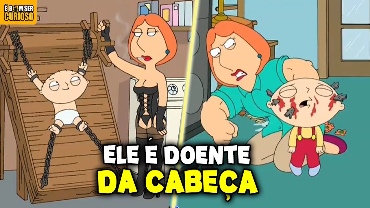 A ESTRANHA PAIXÃO DE STEWIE POR APANHAR - Uma Família da Pesada