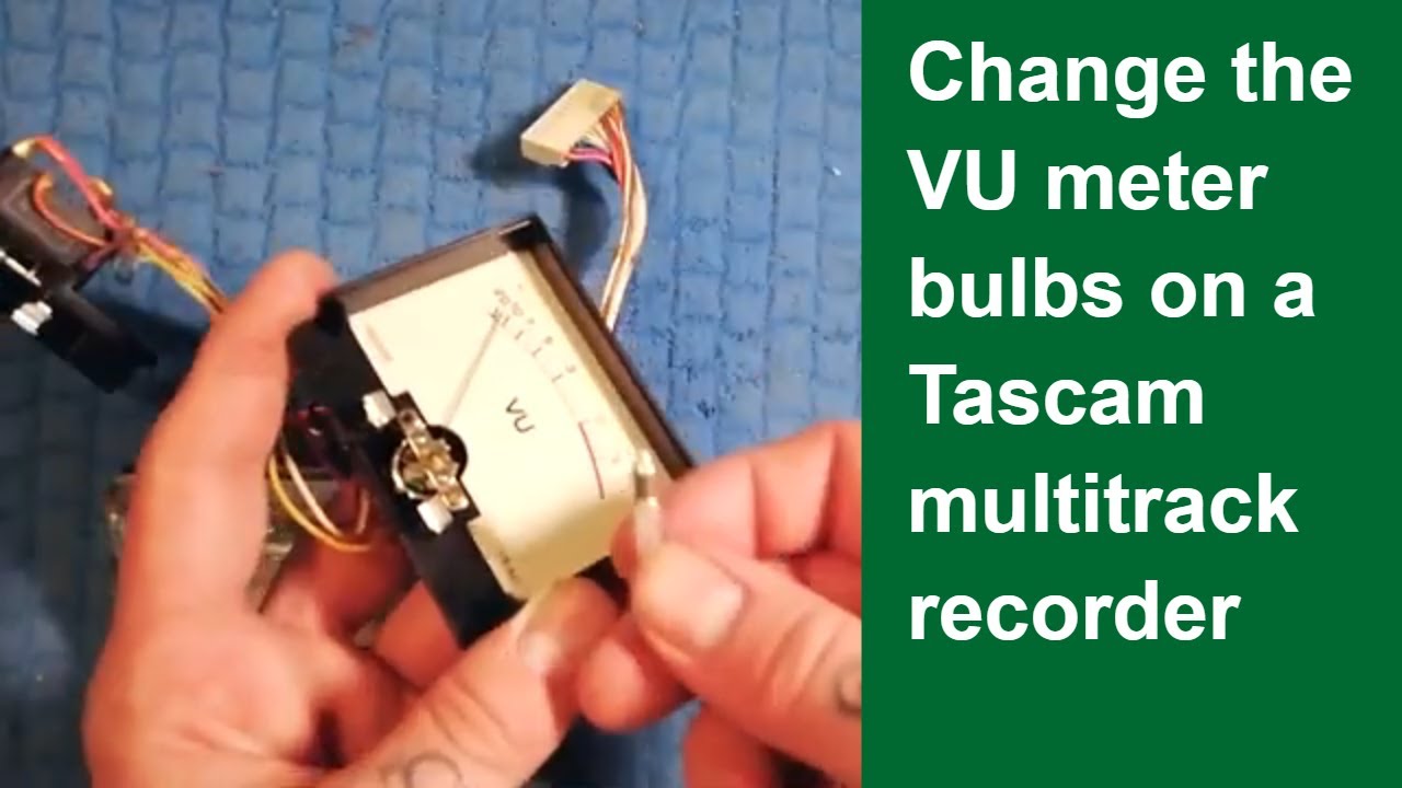 Tascam 244 | replace VU meter bulbs