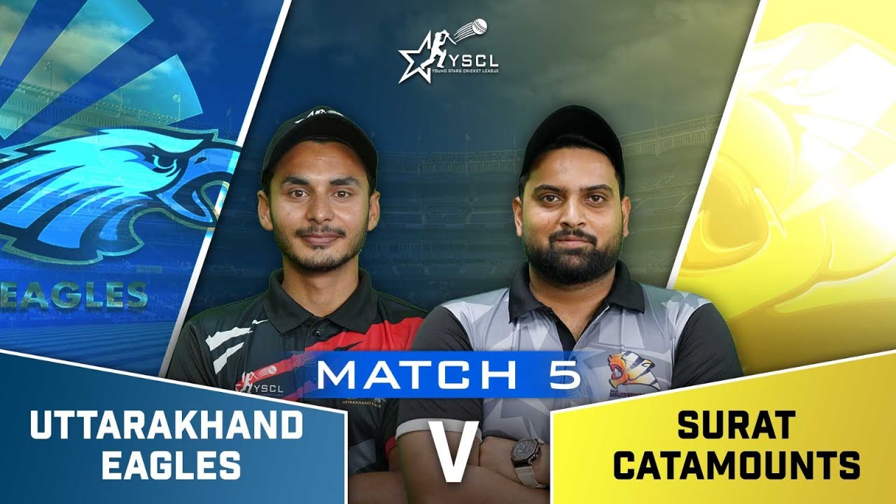 Uttarakhand Eagles vs Surat Catamounts LIVE | YSCLeague Nationals 2025 | YSCL