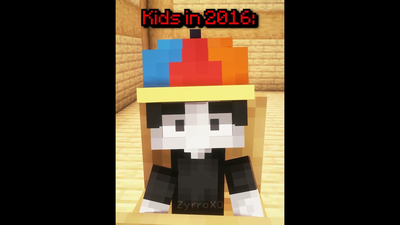 Kids Making a Minecraft Server Now VS Then 💀