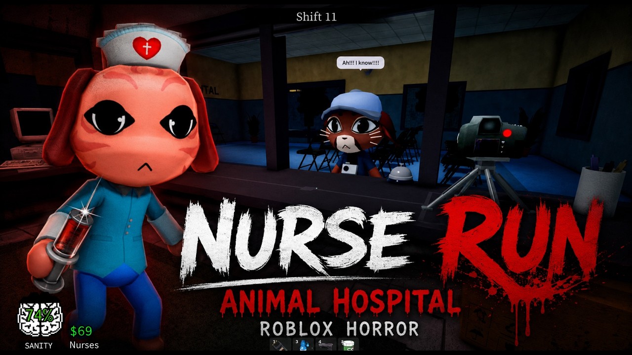 Nurse Solo Run - Animal Hospital (No Commentary) - Roblox