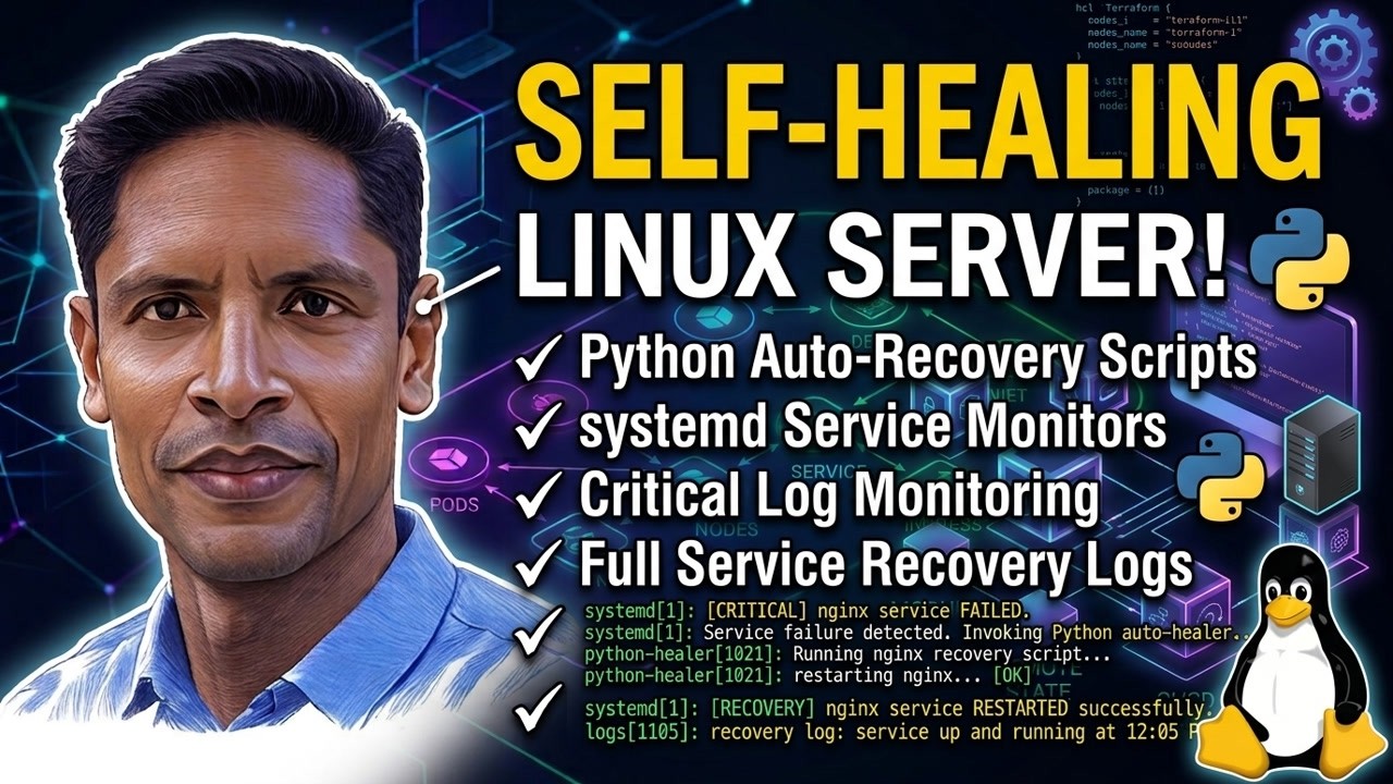 Самовосстанавливающаяся инфраструктура: автоматизация восстановления Linux с помощью Python