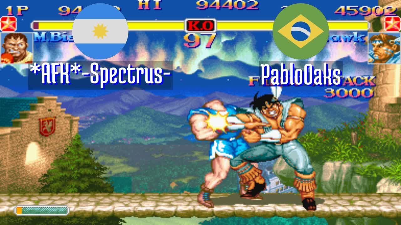 FT5 @ssf2xjr1: *AFK*-Spectrus- (AR) vs PabloOaks (BR) [Super SF II X ssf2x ssf2 Fightcade] Jan 2