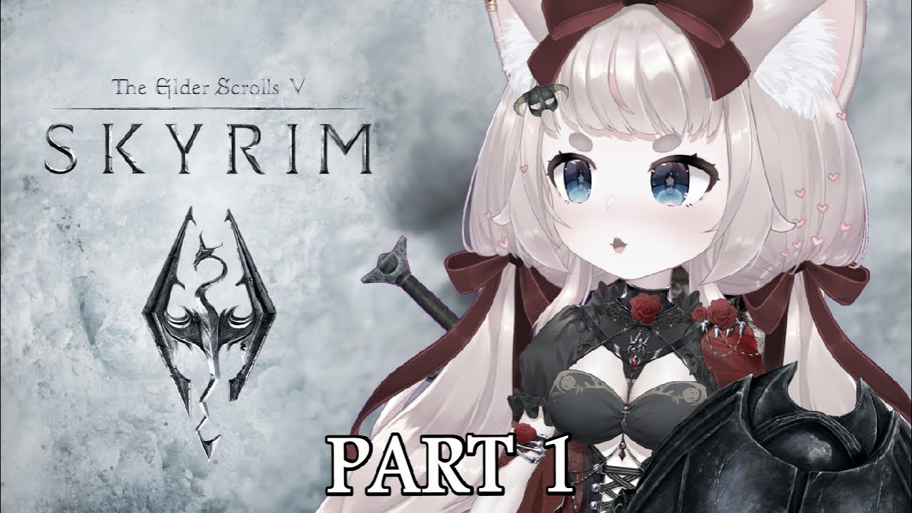 It's finally time | VTuber Fuwa First time Skyrim! (Part 1) 5 hours of skyrim to sleep to