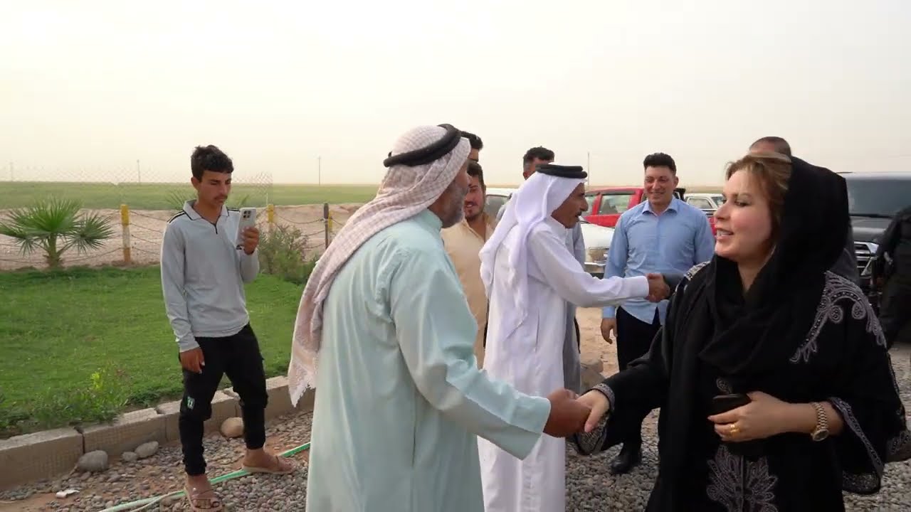جولات ميدانية للنائب اخلاص الدليمي والوفد المرافق لها في قرى ناحية القراج .
