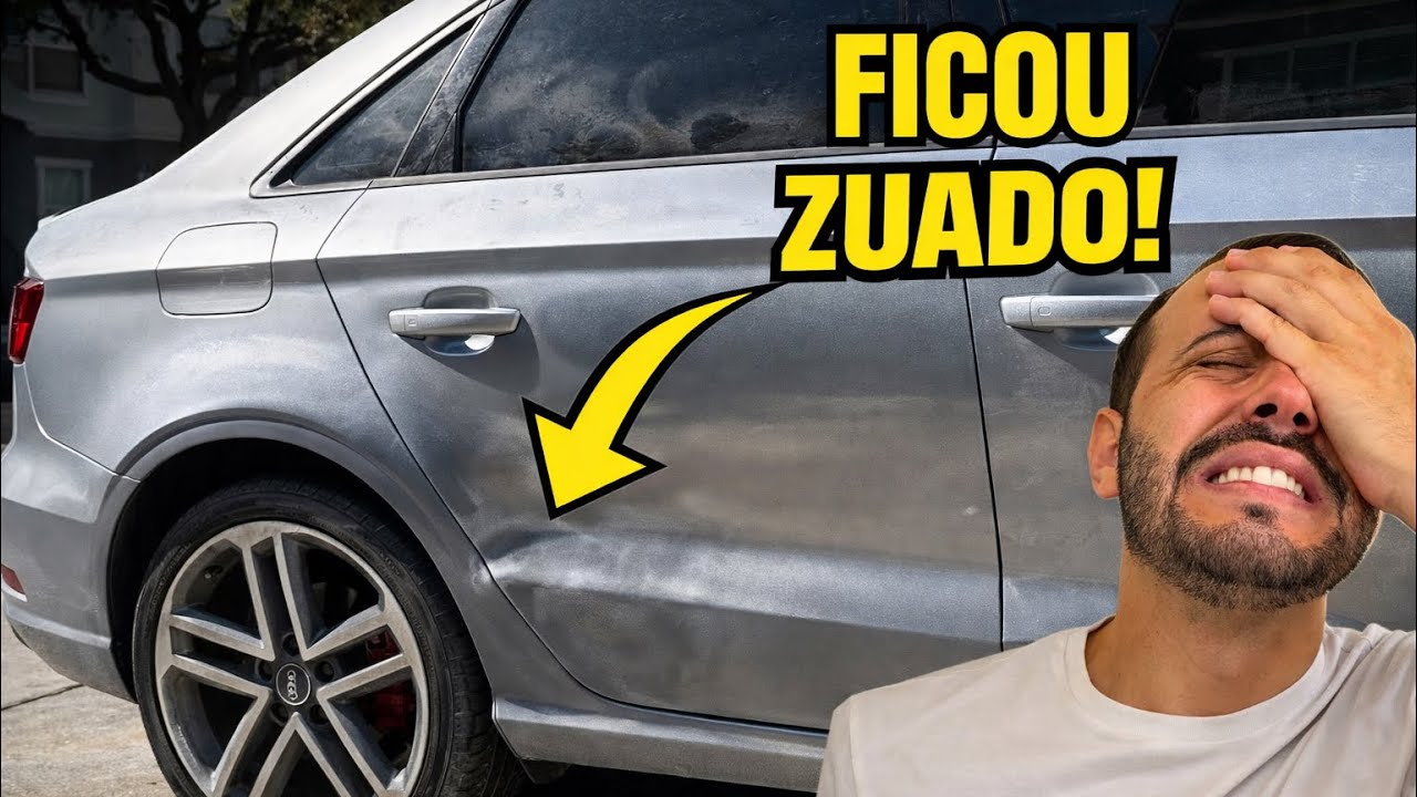 TENTEI PINTAR MEU CARRO EM CASA E DEU NISSO!