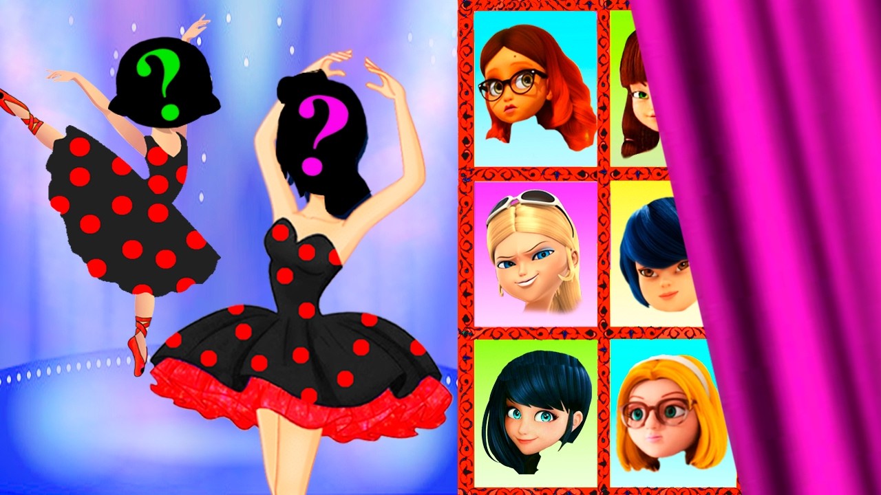 Wrong Heads Ballerina Miraculous Ladybug Mother Daughter Marinette Wrong Family Baby Puzzles