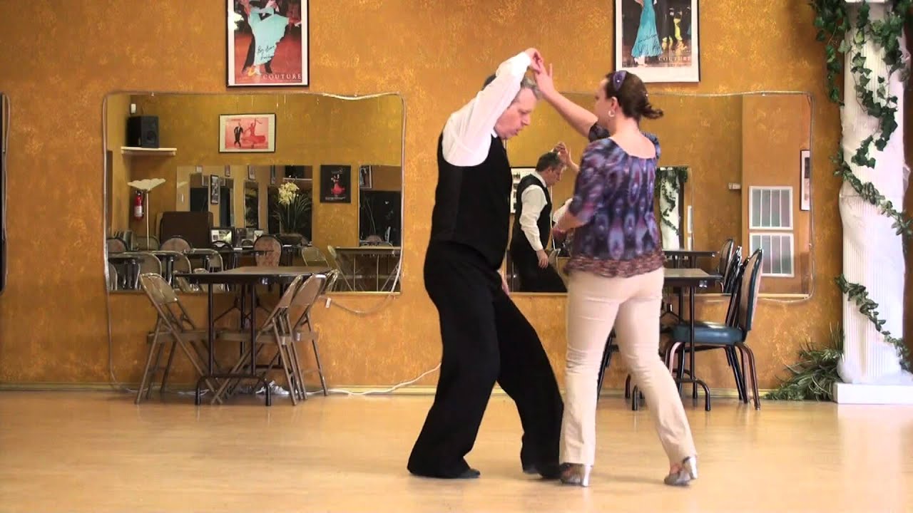 Salsa on 1 Basket Back Hand Change Turn Crossbody Drape