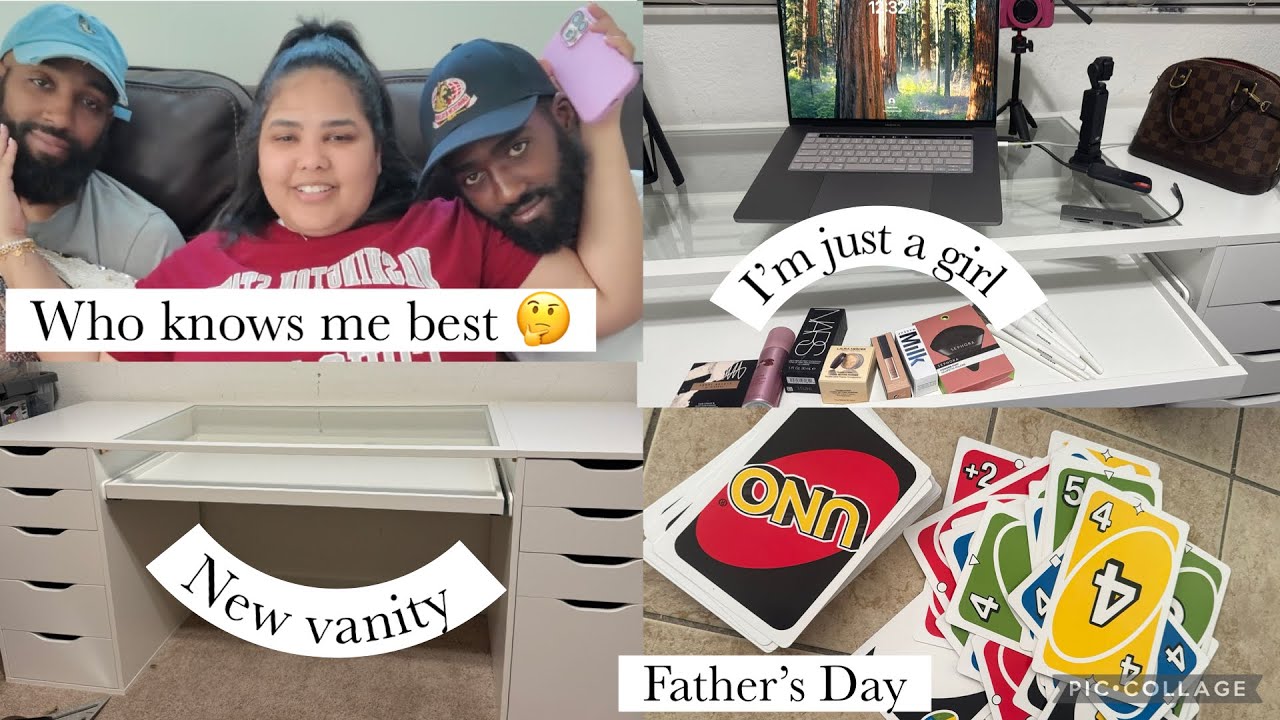 VLOG | Who knows me best sibling edition (really funny) + Father's Day + Vanity reveal 🥲 KaiMarie 🤍