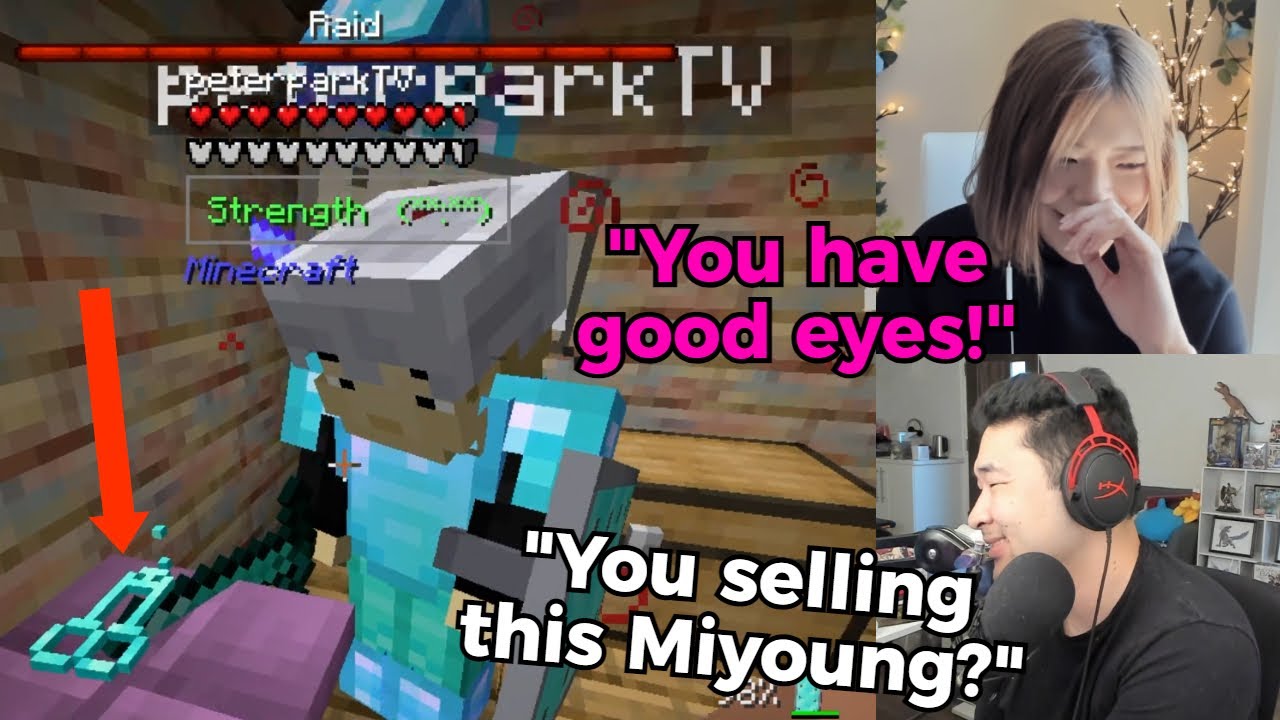 Peter and HJune totally got played by Miyoung! Worse scam shop in OTV Minecraft SMP!