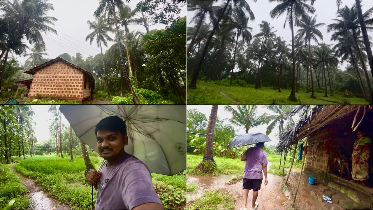 पावसाळ्यातील माझं कोकणचं गाव । होडावडे | village life in kokan |
