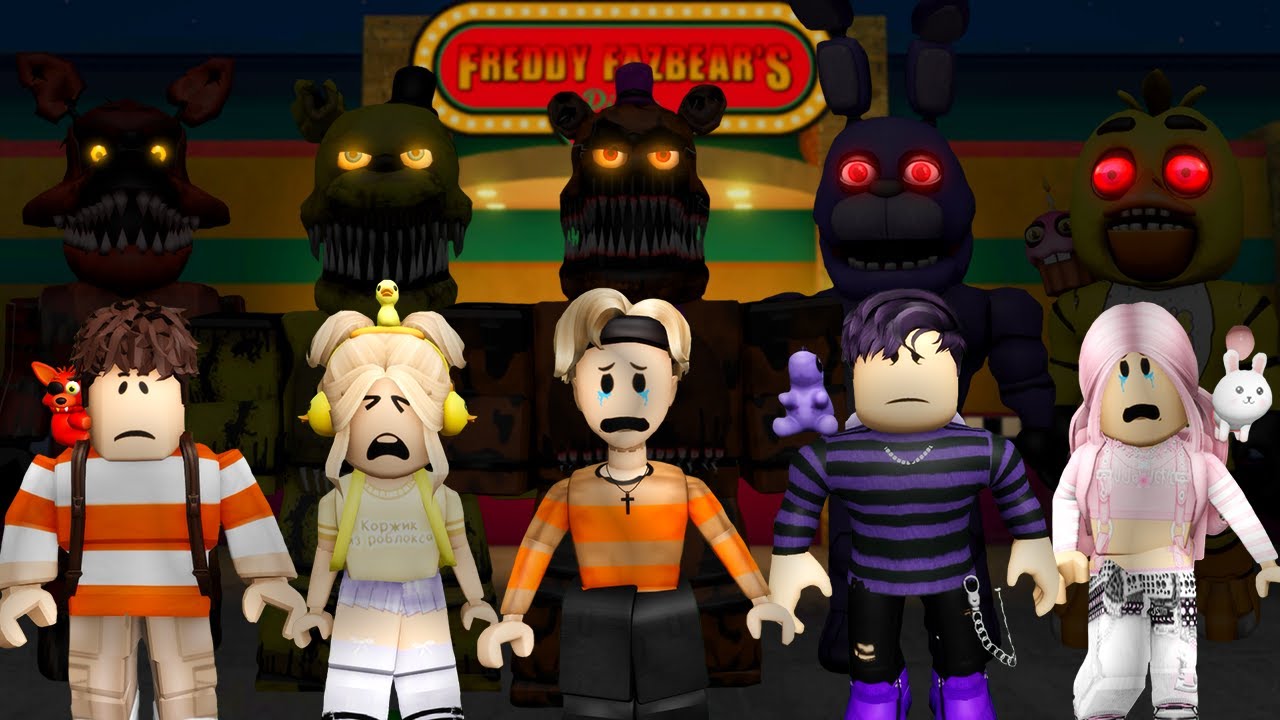 ПРОИСХОЖДЕНИЕ FIVE NIGHTS AT FREDDY'S - ROBLOX Brookhaven 🏡RP Смешные моменты (часть 2)