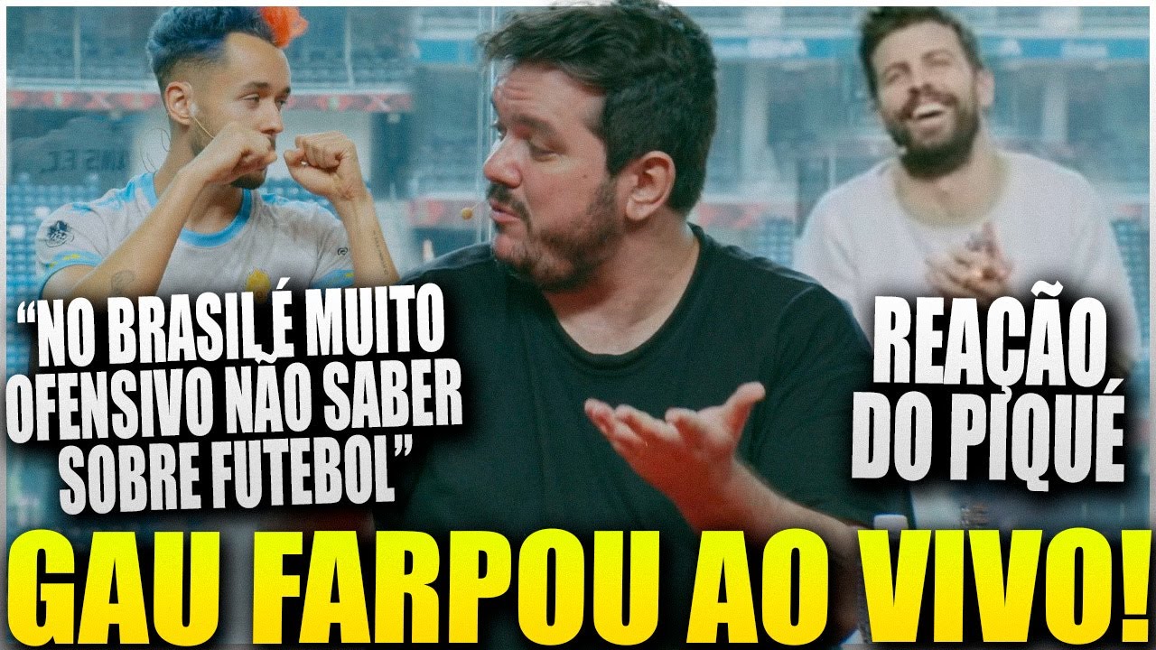 PIQUÉ COMENTA TRETA DA G3X E GAULES FARPA TIME ESPANHOL AO VIVO