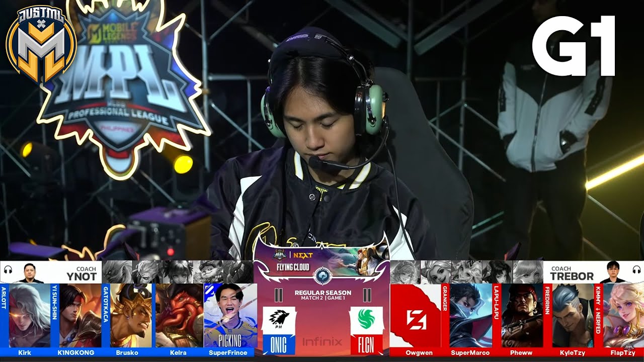 ONIC VS FLCN GAME 1 | WEEK 7 DAY 1 | MPL PH SEASON 16
