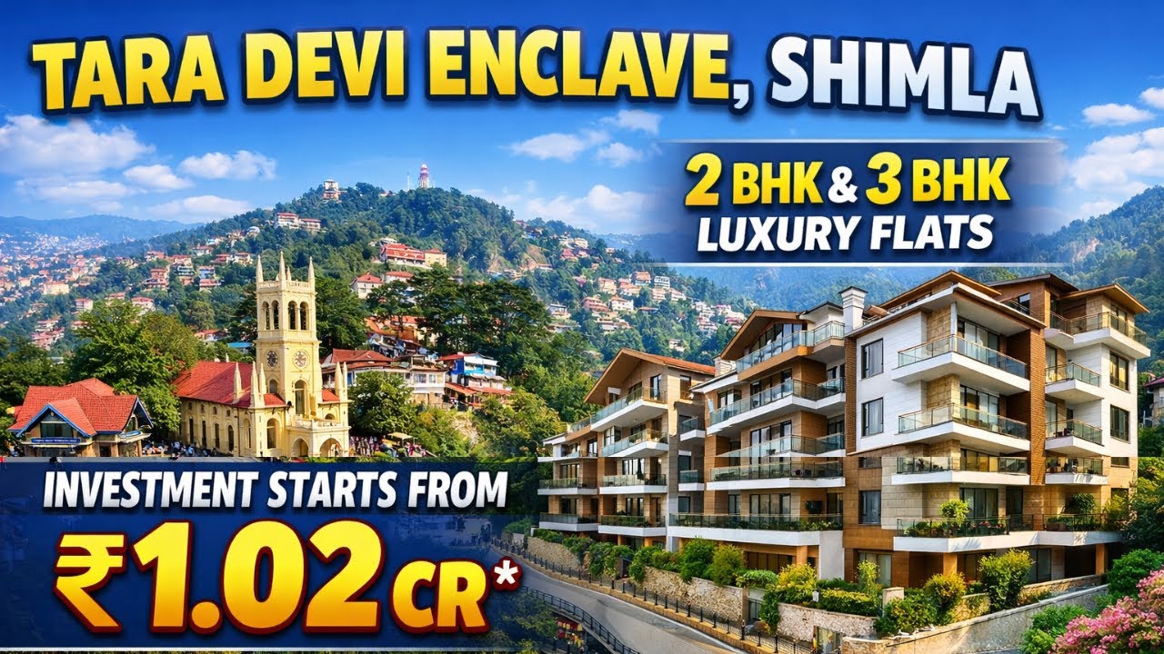 Tara Devi Enclave premium 2 Bhk / 3 Bhk flats in Shimla | 5 min from Mall Road | bank loan available