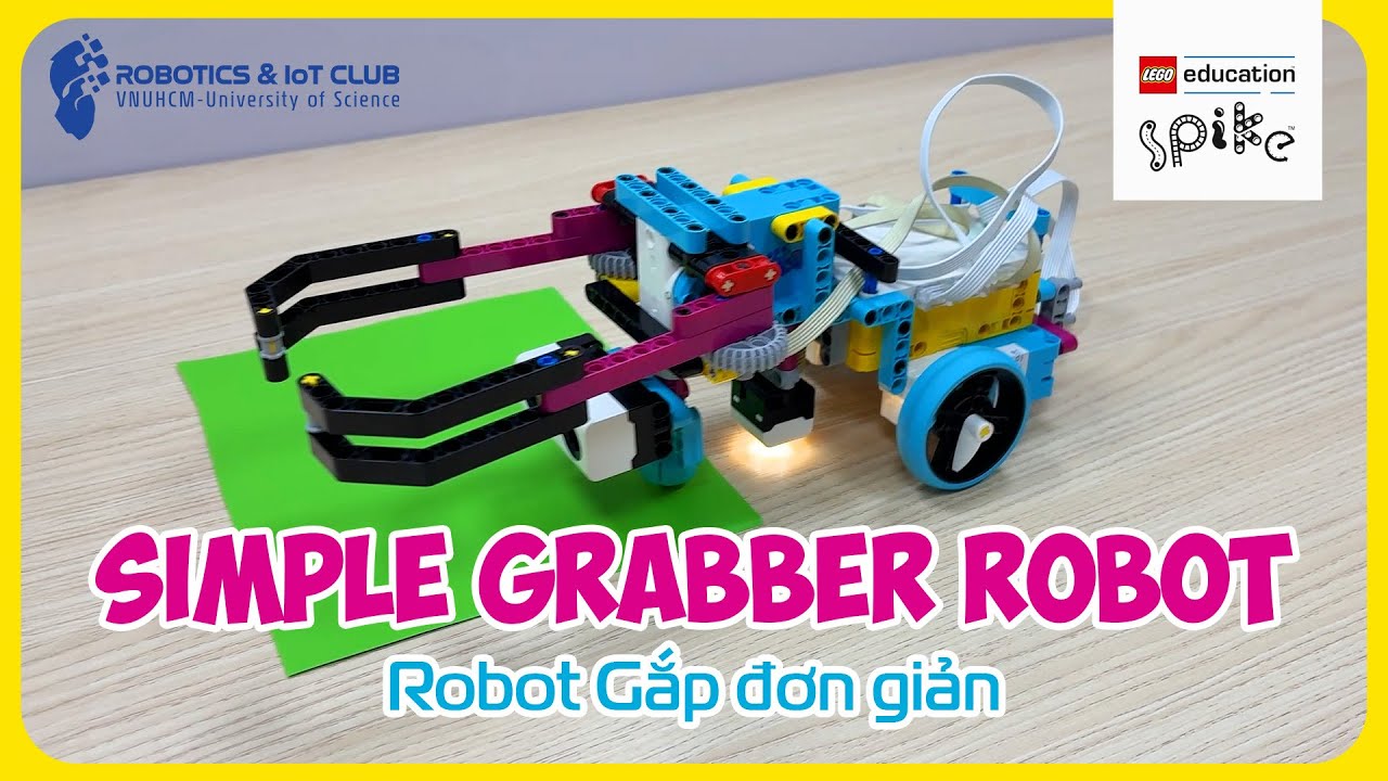 Simple Grabber Robot - Robot Gắp đơn giản | Lego Spike Prime