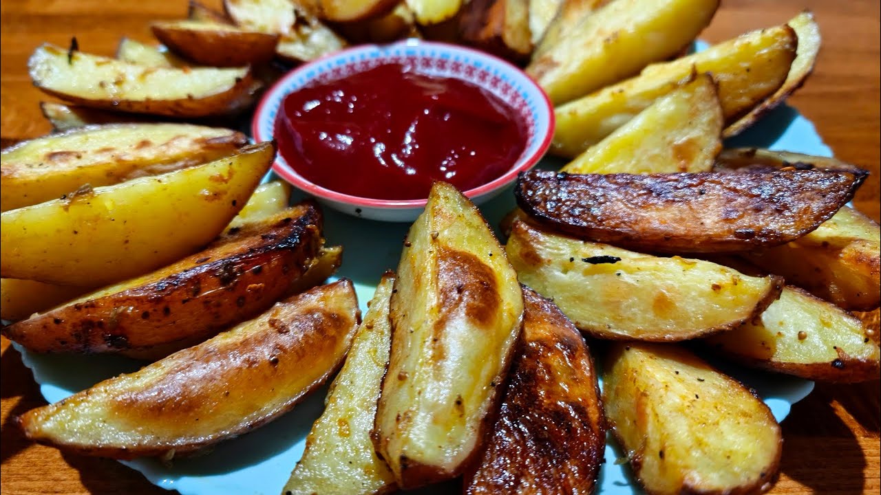 Супер гарнир!!! Картофель по-деревенски!!🥔🥔
