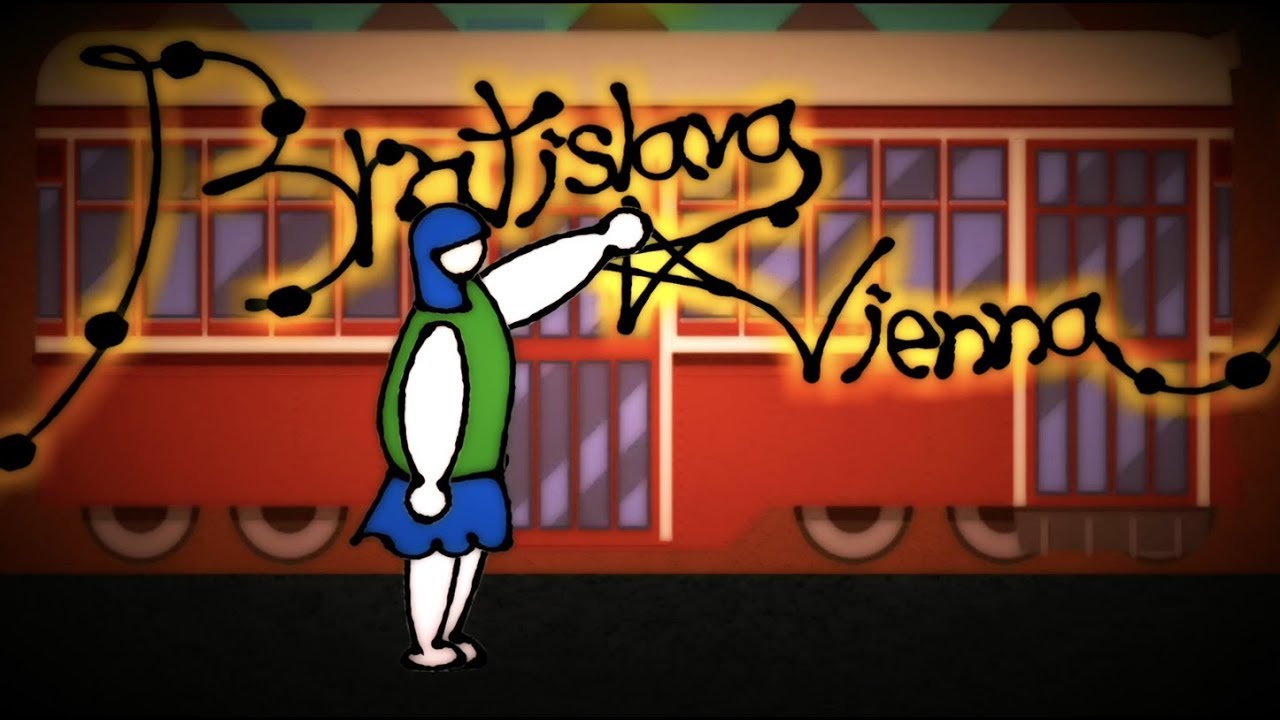 BIBI travels by 'TRAM GALLERY' from BRATISLAVA to VIENNA! - Ejun Hong | 2019