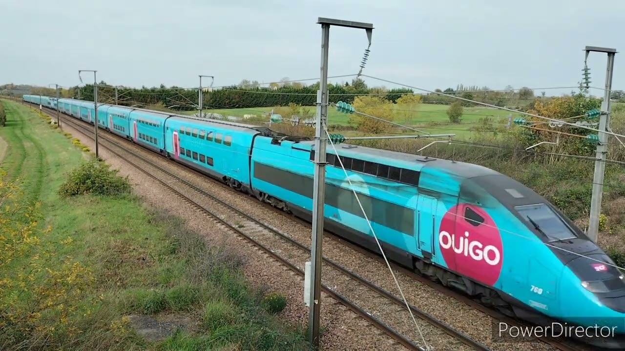 Mixxxxx Sifflet TGV avec un intrus TER Snob .