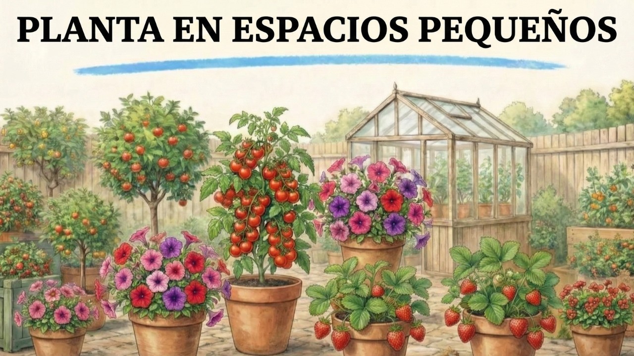 10 Mejores Plantas para Plantar en Macetas y Espacios Pequeños