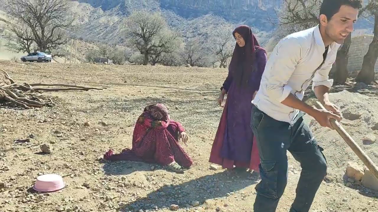 Family tension: Leila being teased by Zahra and Abolfazl getting angry
