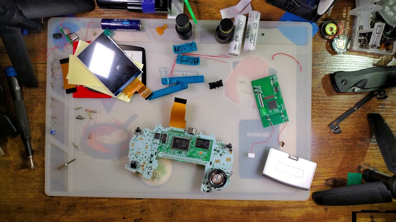 Game Boy Advance Drop In 720x480 IPS Backlight with OSD