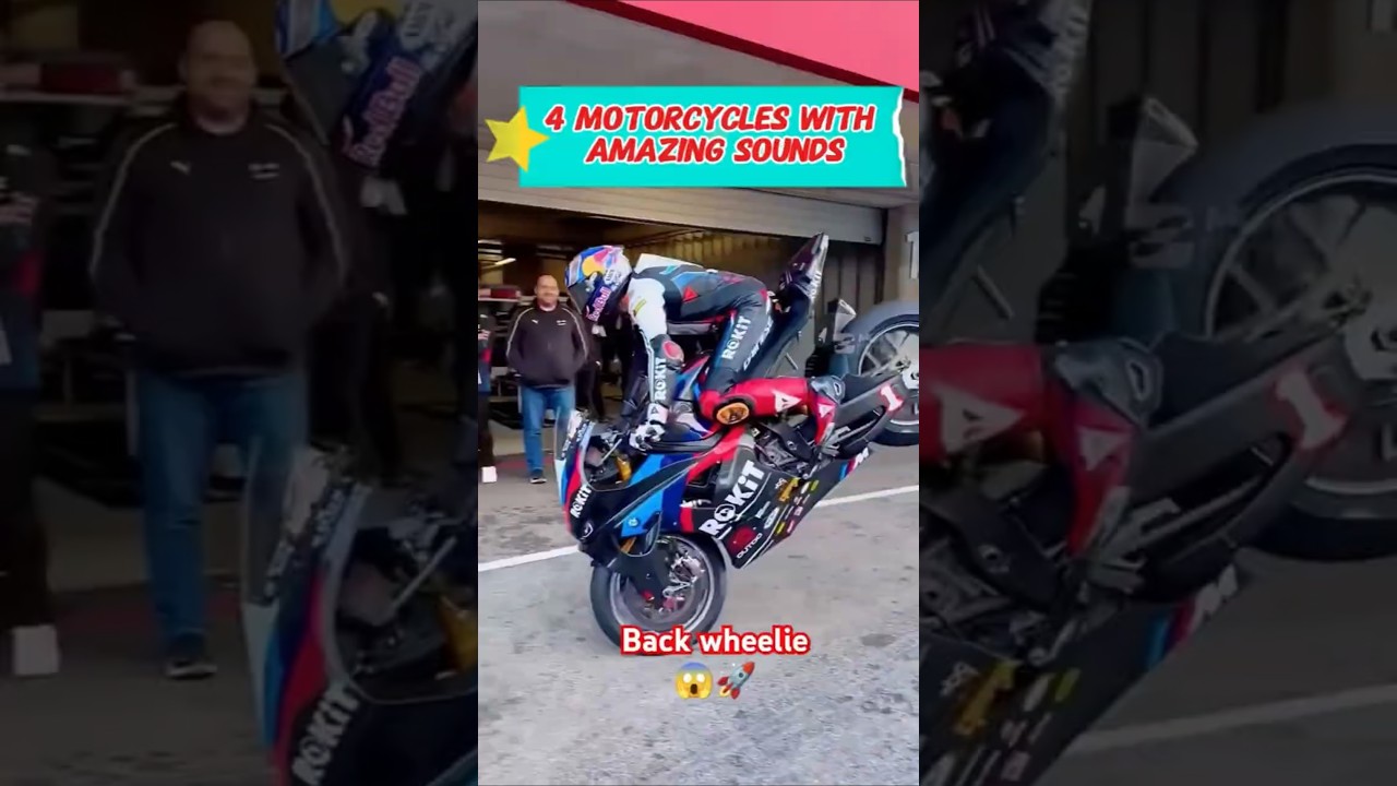 #٤ دراجات نارية تمتلك أصواتًا خرافية. 🏍️🔊✨🔥🤩
