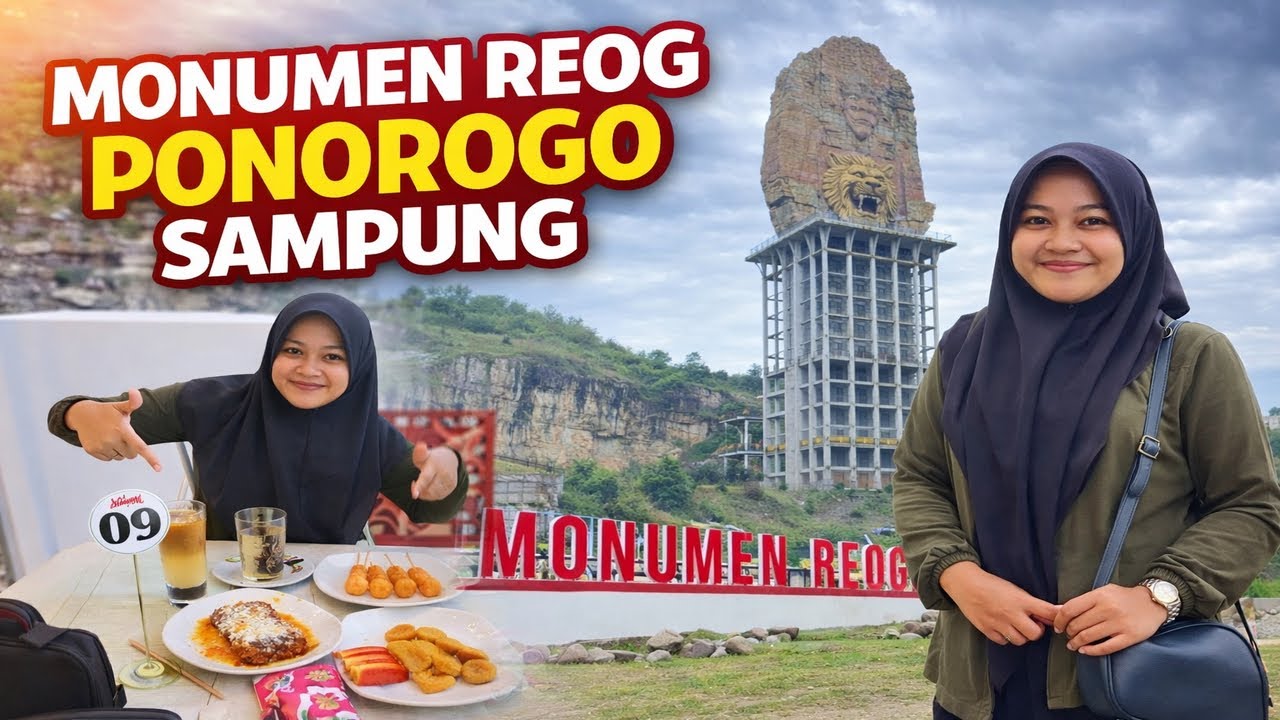 MONUMEN REOG PONOROGO SAMPUNG! Ikon Wisata Baru yang Bikin Kagum 😱