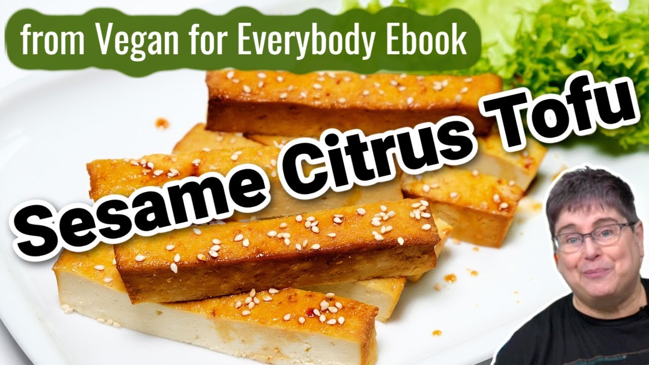 Nichole's Sesame Citrus Tofu - Made No Oil!