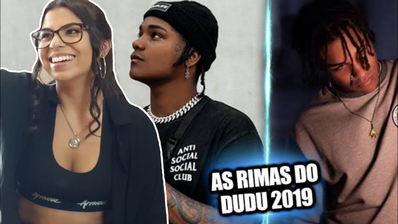 REACT | AS INCRÍVEIS RIMAS DE DUDU EM 2019! (LEGENDADO)