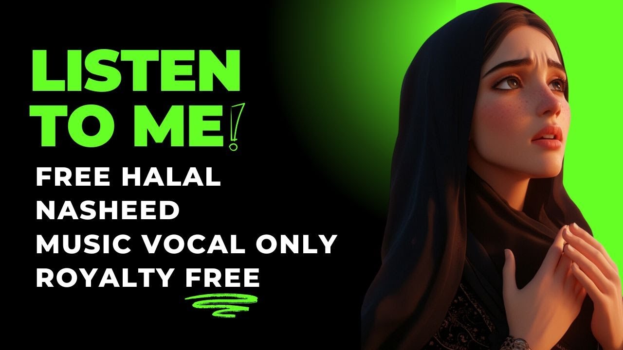🎶 LISTEN TO ME | Emotional Halal Background Music | No Copyright Vocal Only Track Free Use