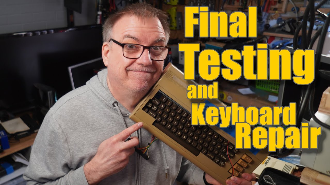 C64 Testing and Keyboard Repair