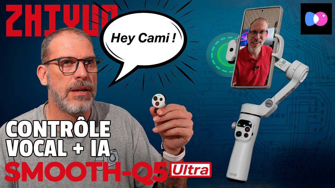 ZHIYUN SMOOTH Q5 ULTRA – IA + CONTRÔLE VOCAL ! 🗣️: LE futur des stabilisateurs ?