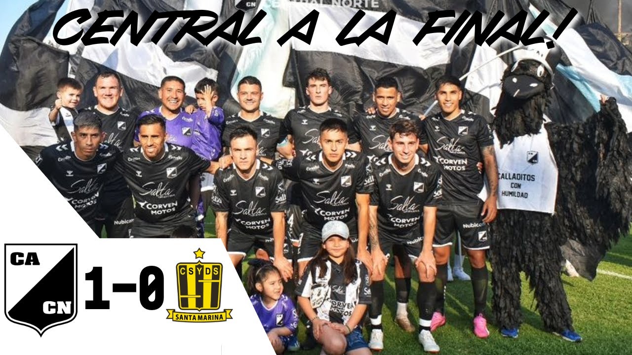 Central Norte 1 - 0 R. Santamarina | Hinchada , Gol,  Pase a la final |