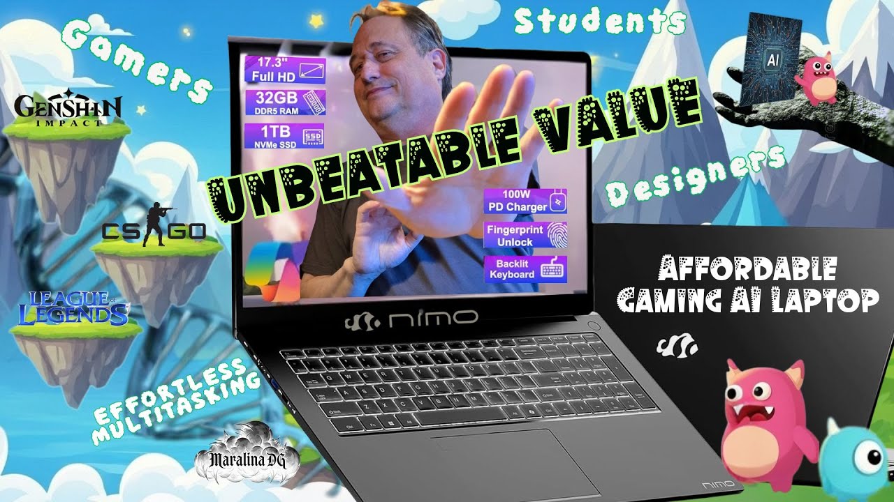 Nimo N175: Low-Cost Laptop - Stunning 17.3