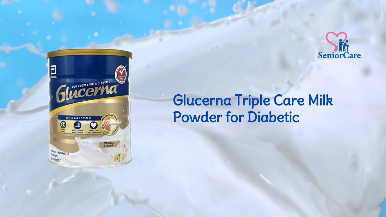MANAGE DIABETES with Glucerna Triple Care Milk Powder
