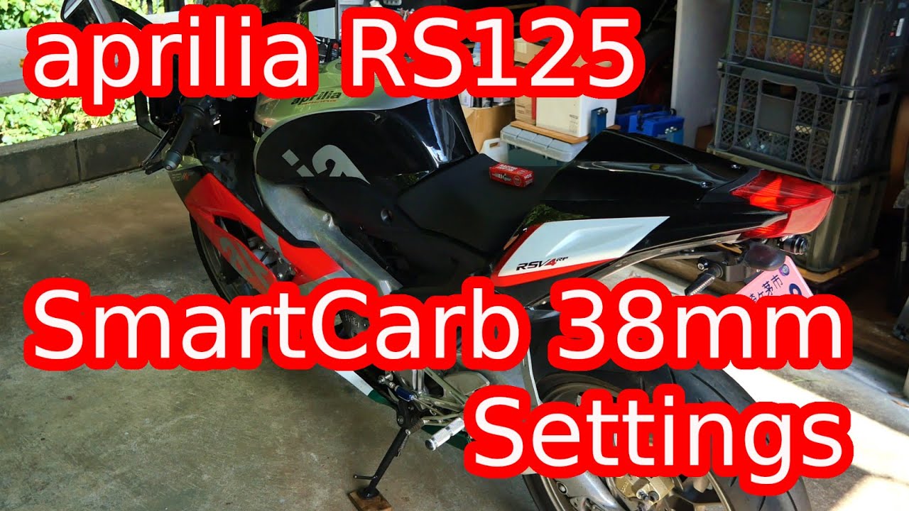aprilia RS125 SmartCarb SC2 38mm Settings