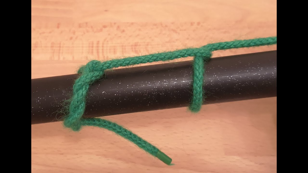 Timber Hitch and Killick hitch - Part of the Scouting Knots