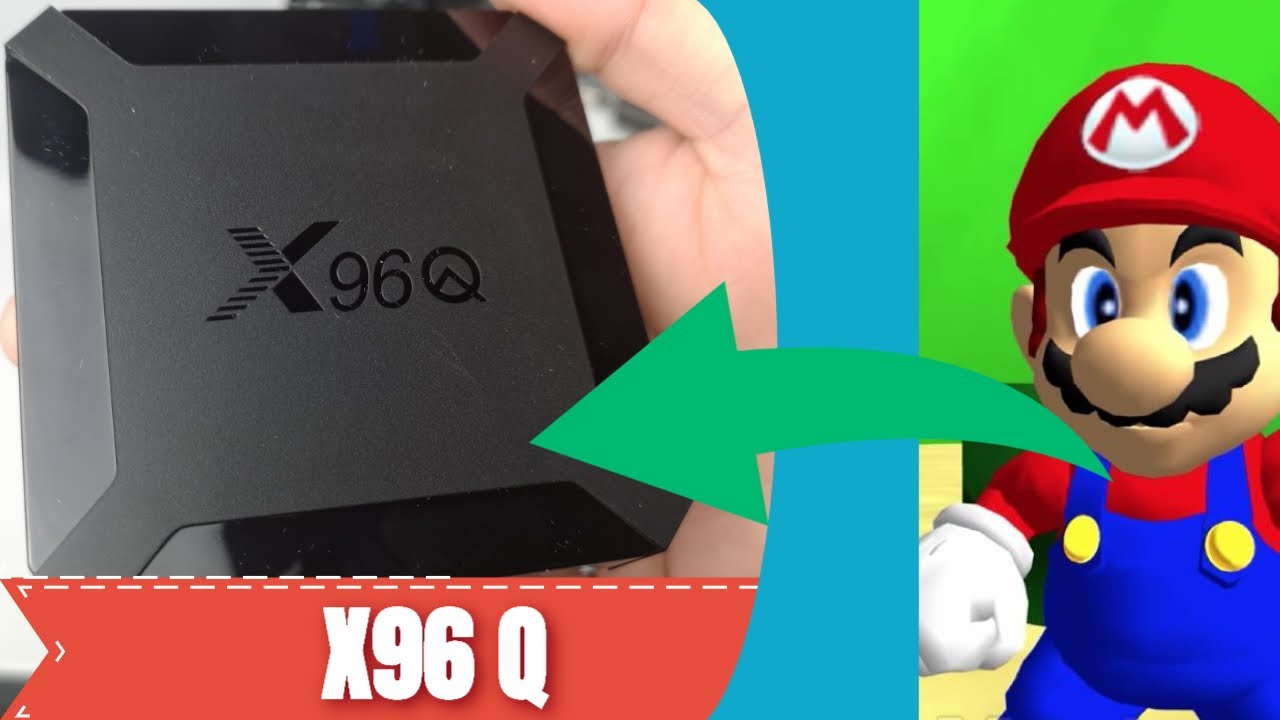 X96 Q Android 10 TV Box Review - Super Mario 64 Native Running and Compiled