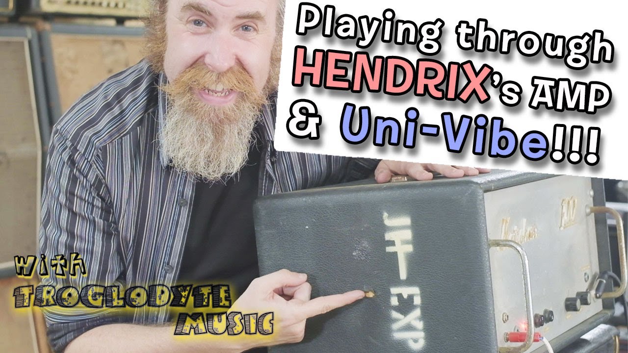 Jimi Hendrix's Amp and Uni-Vibe Pedal - I Cannot Believe I Got To Play With It!