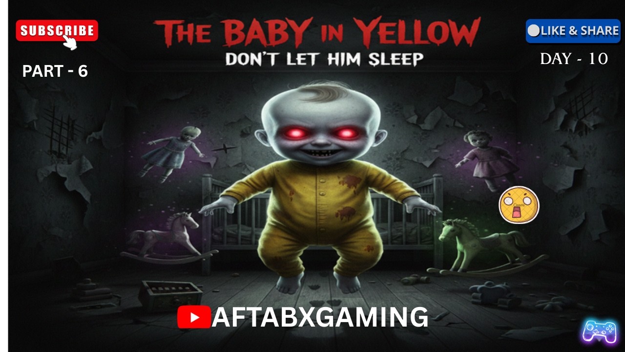 The baby in yellow Gameplay || Live Streaming || Horror Gameplay || AftabXGaming II day 10 part -6