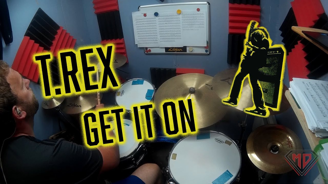 T.Rex - Get It On - Drum Cover