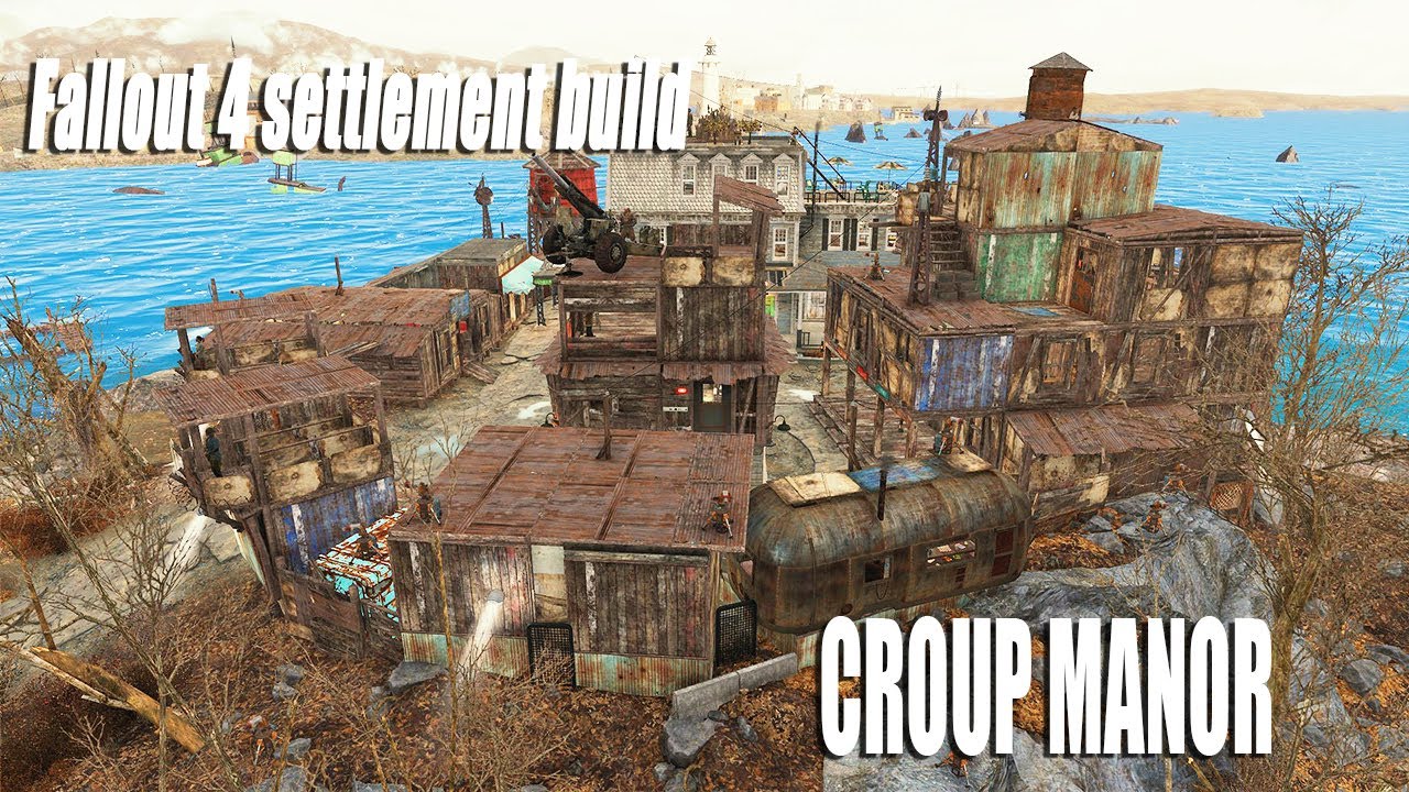 Fallout 4 Croup Manor settlement build