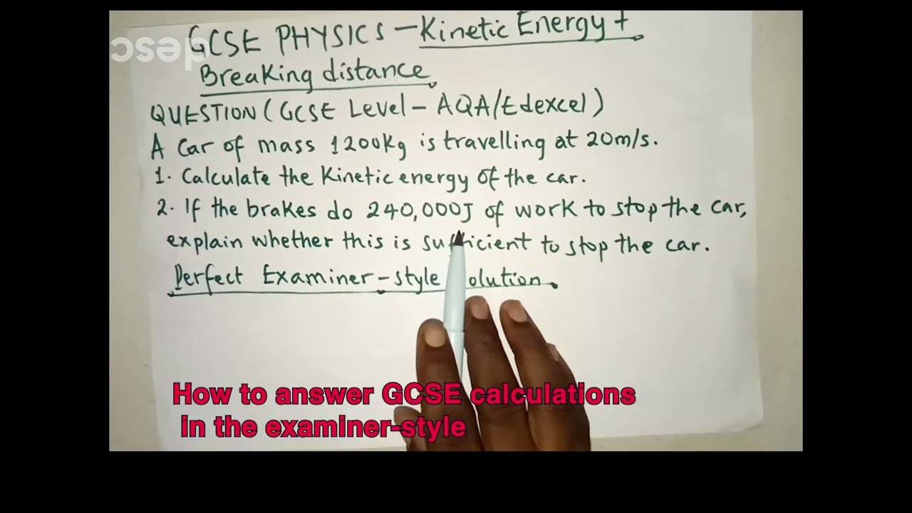 How to Answer Physics Edexcel GCSE Questions | Cambridge Examiner Tips#GCSEPhysics#EdexcelPhysics