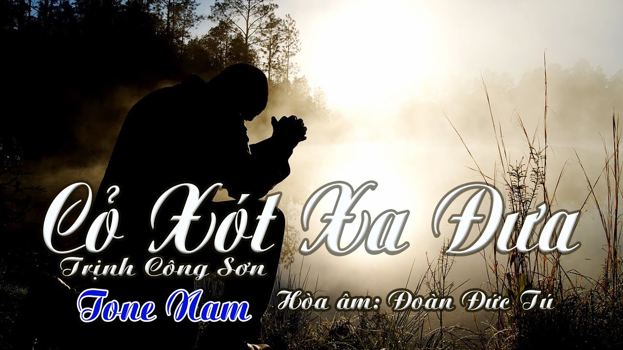 karaoke Cỏ Xót Xa Đưa_ Sáng tác Trịnh Công Sơn_ Giọng Nam_ Hòa âm Đoàn Đức Tú