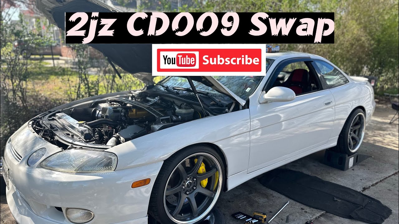 Замена Sc300 2jz CD009 с комплектом адаптеров Collins