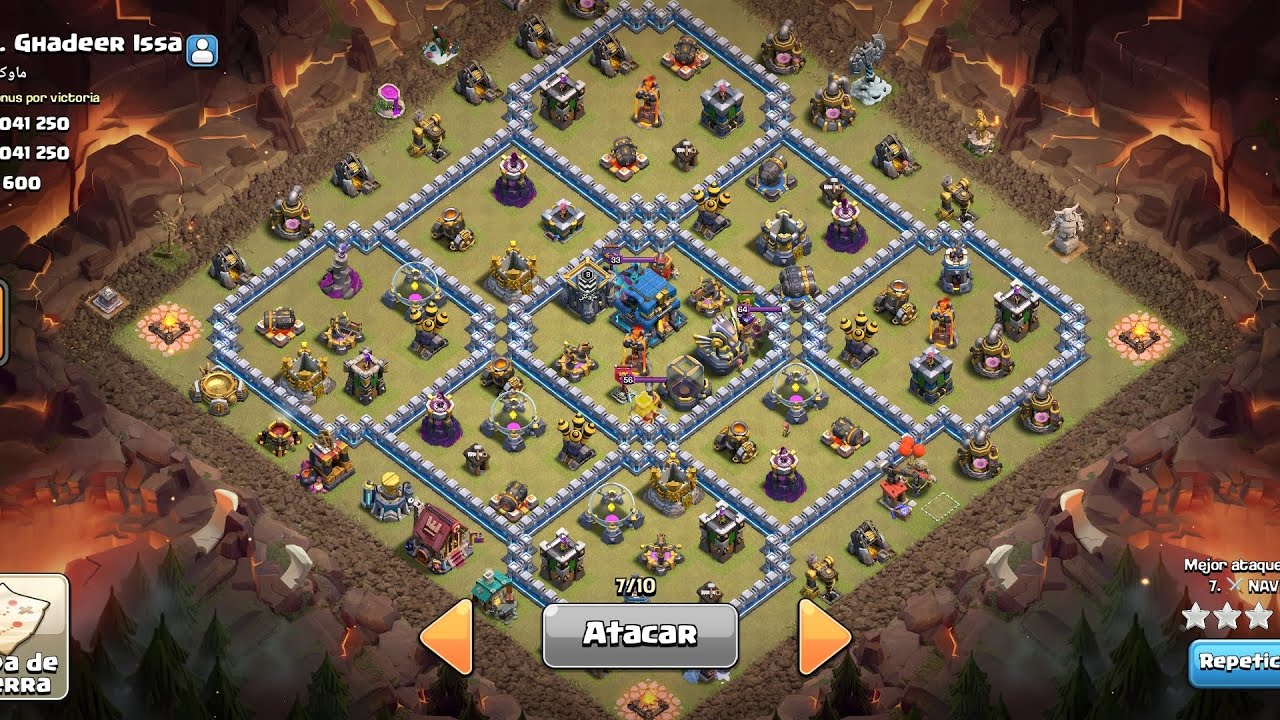 Mis dos ataques de guerra en Clash of clans 