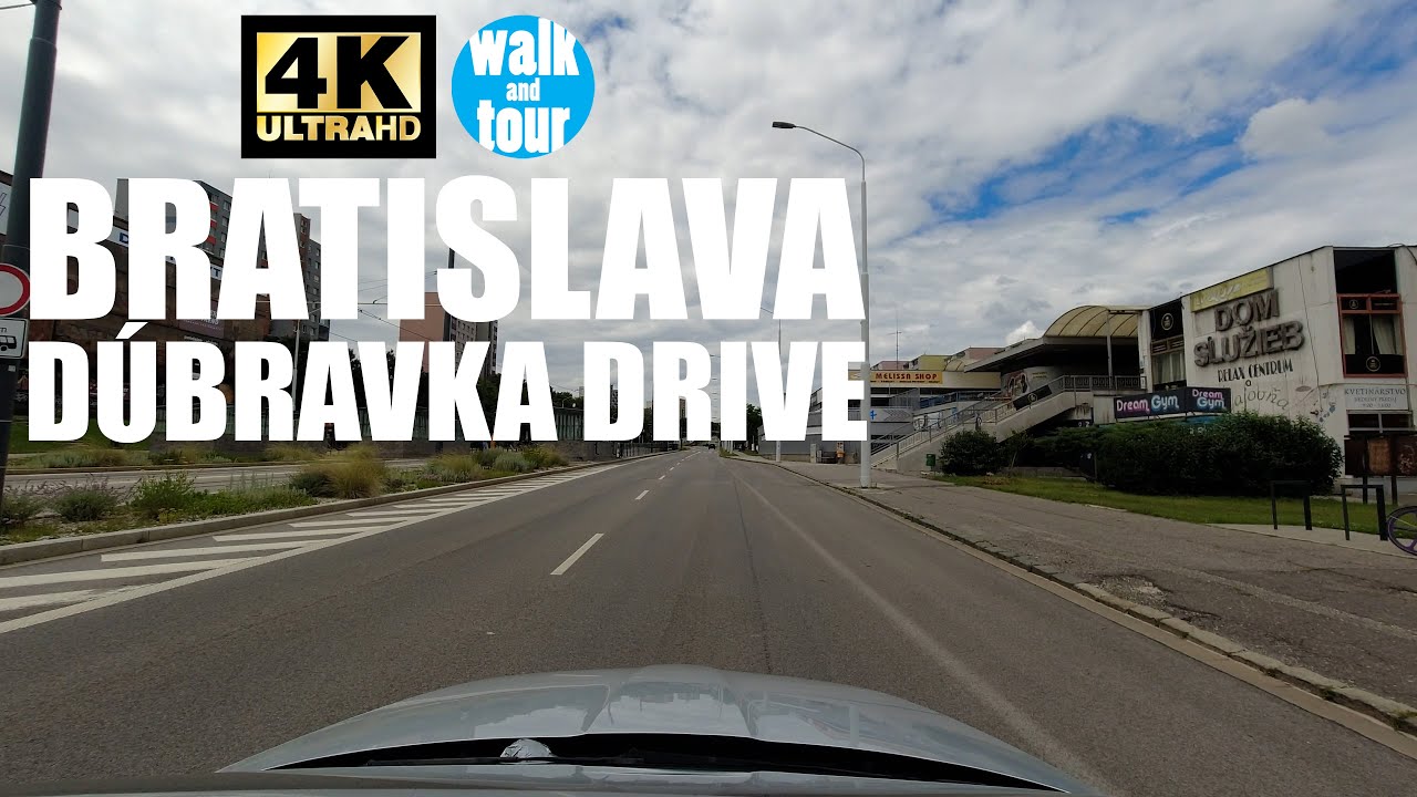 Experience the Scenic Drive through Bratislava - Dúbravka in Stunning 4K!